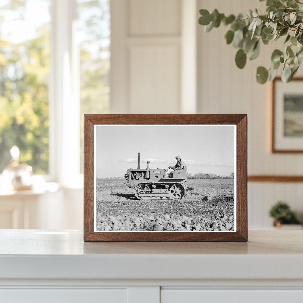 Caterpillar Diesel Tractor in San Joaquin Valley 1939 - Available at KNOWOL