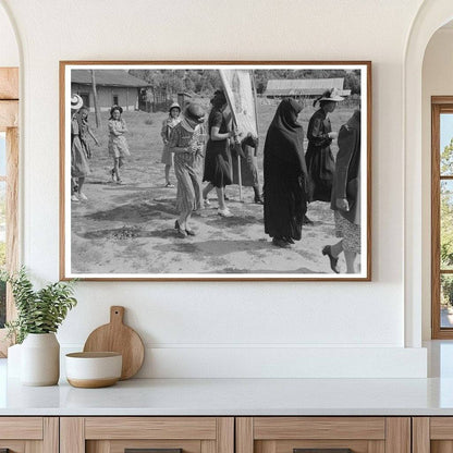 Catholic Procession Honoring Saint Penasco New Mexico 1940 - Available at KNOWOL
