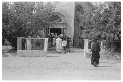 Catholic Procession in Penasco New Mexico July 1940 - Available at KNOWOL