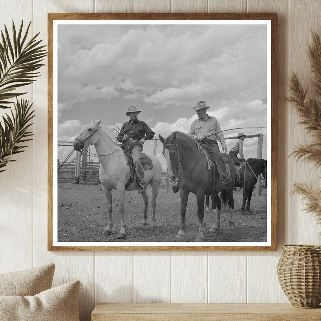 Cattle Buyers Selecting Feeder Cattle Big Hole Valley 1942 - Available at KNOWOL