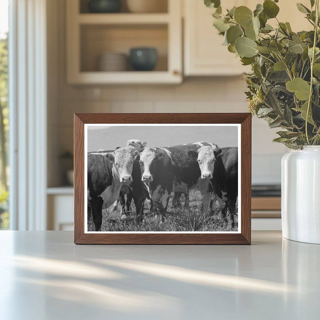 Cattle Grazing at Cruzen Ranch Valley County Idaho 1941 - Available at KNOWOL