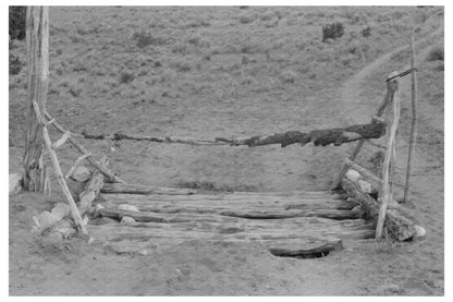 Cattle Guard in Pie Town New Mexico June 1940 - Available at KNOWOL