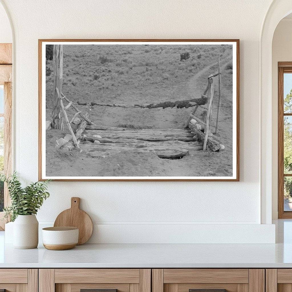 Cattle Guard in Pie Town New Mexico June 1940 - Available at KNOWOL