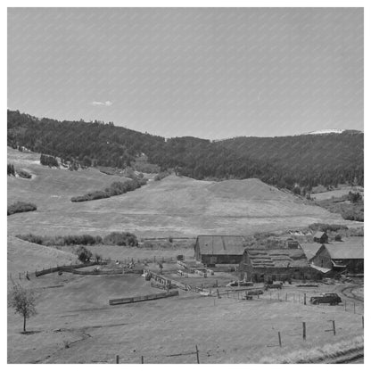 Cattle Ranch in Park County Montana 1942 - Available at KNOWOL