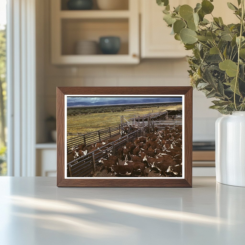 Cattle Weighing in Beaverhead County Montana 1942 - Available at KNOWOL