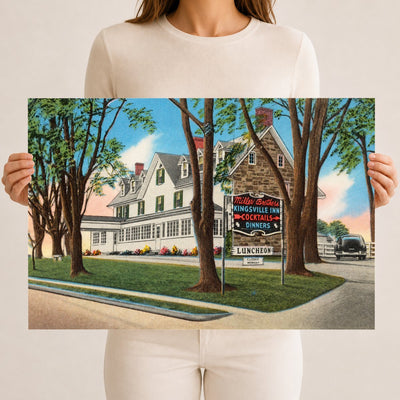 Miller Brothers Kingsville Inn, U. S. Route #1, Kingsville, Maryland — Vintage Maryland Postcard