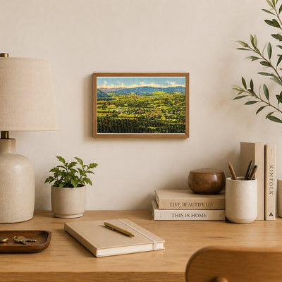 View of town — Vintage Maryland Postcard
