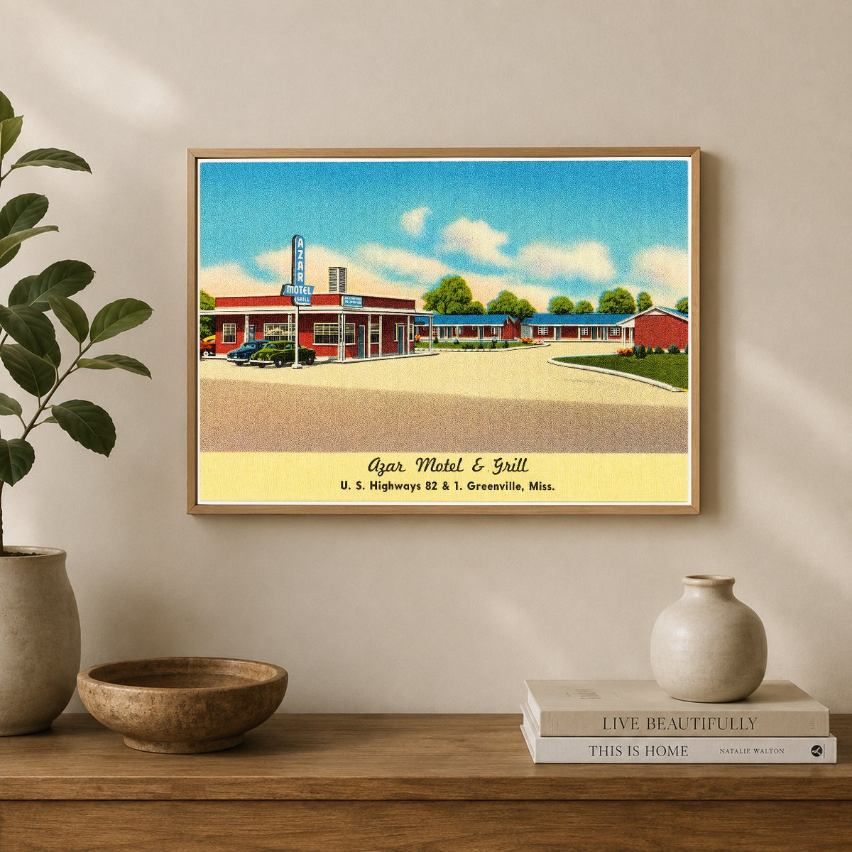 Greenville, MS: Azar Motel & Grill, U. S. Highway 82 & 1