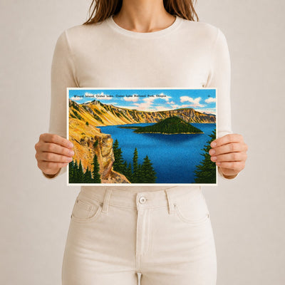 Wizard Island, OR: Wizard Island, Crater Lake, Crater Lake National Park