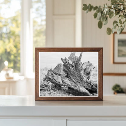 Cedar Stump Clearing in Idaho 1939 - Available at KNOWOL