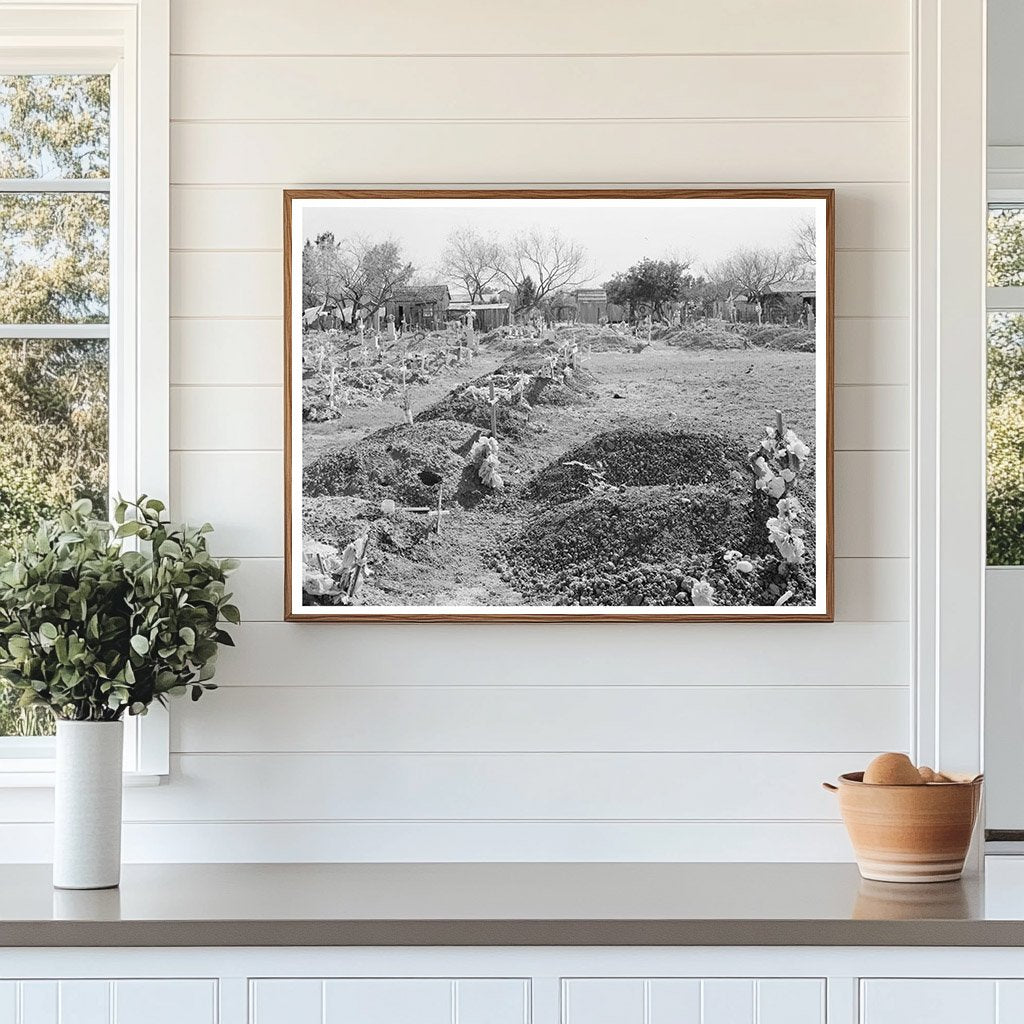 Cemetery in Raymondville Texas February 1939 - Available at KNOWOL