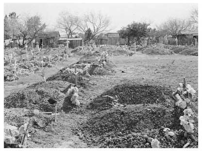 Cemetery in Raymondville Texas February 1939 - Available at KNOWOL