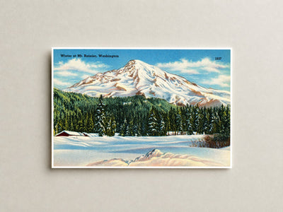Rainier, Mount, WA: Winter at Mt. Rainier
