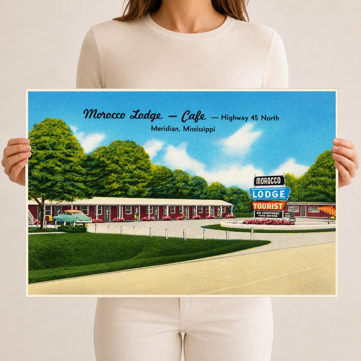 Meridian, MS: Morocco Lodge -- Café -- Highway 45 north