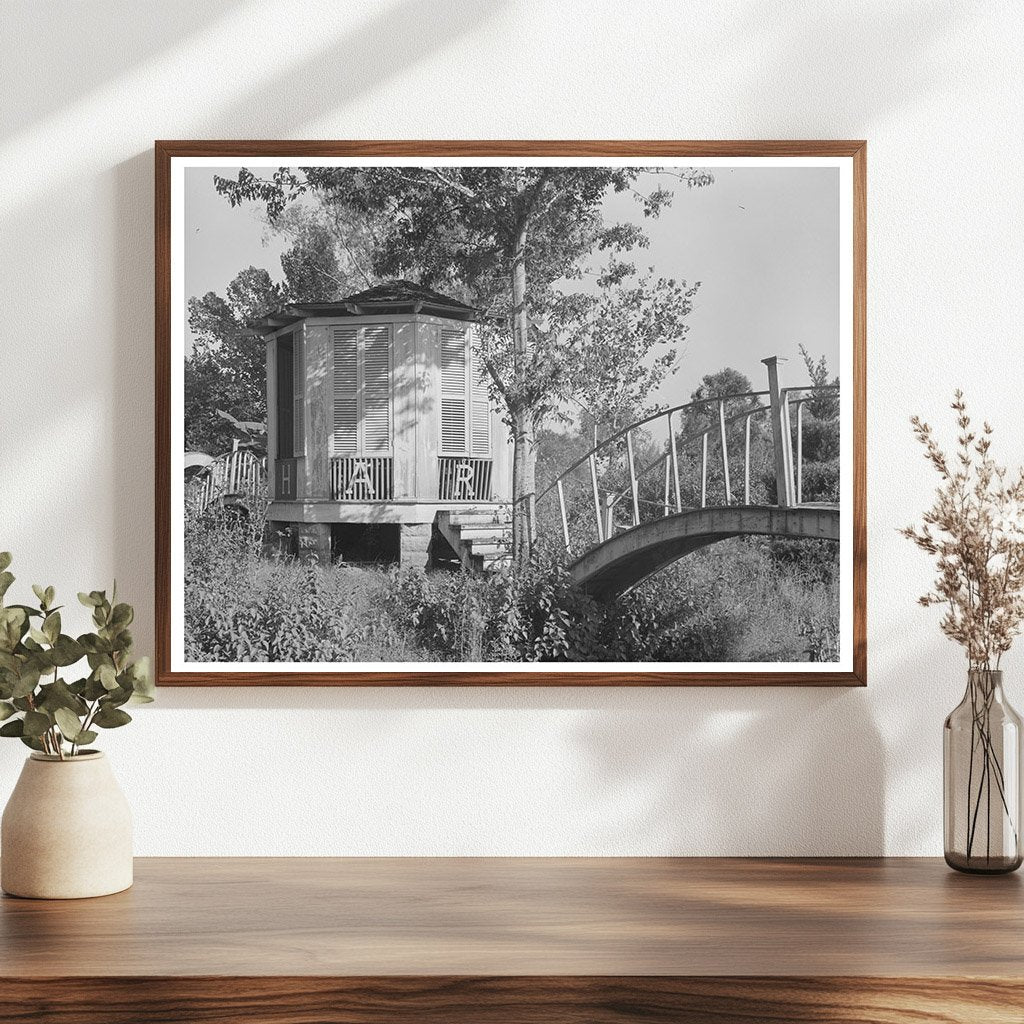 Chapel and Shrine on Bayou Teche Louisiana September 1938 - Available at KNOWOL