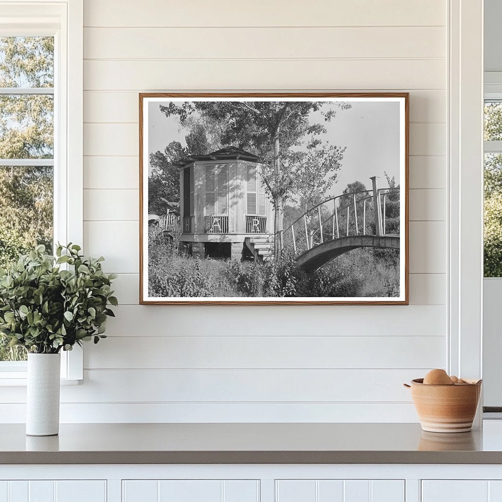 Chapel and Shrine on Bayou Teche Louisiana September 1938 - Available at KNOWOL