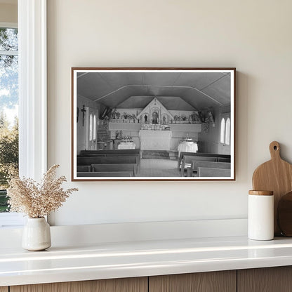 Chapel Interior in Donaldsonville Louisiana 1938 - Available at KNOWOL