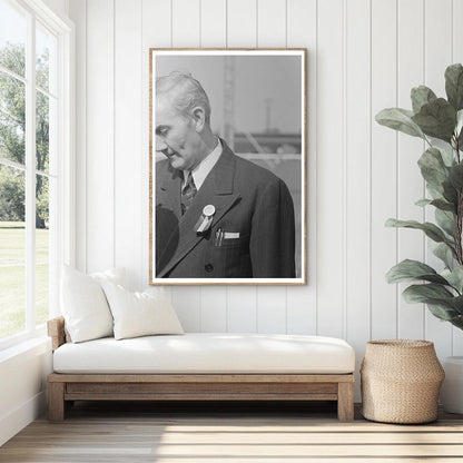 Chaplain Praying at 1938 Louisiana State Fair Opening - Available at KNOWOL