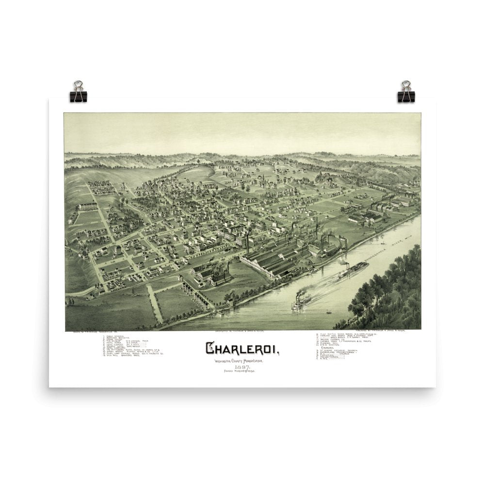 Charleroi, PA 1897 - Available at KNOWOL