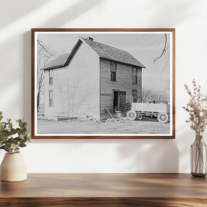 Charles Millers House Near Fowler Indiana 1937 - Available at KNOWOL