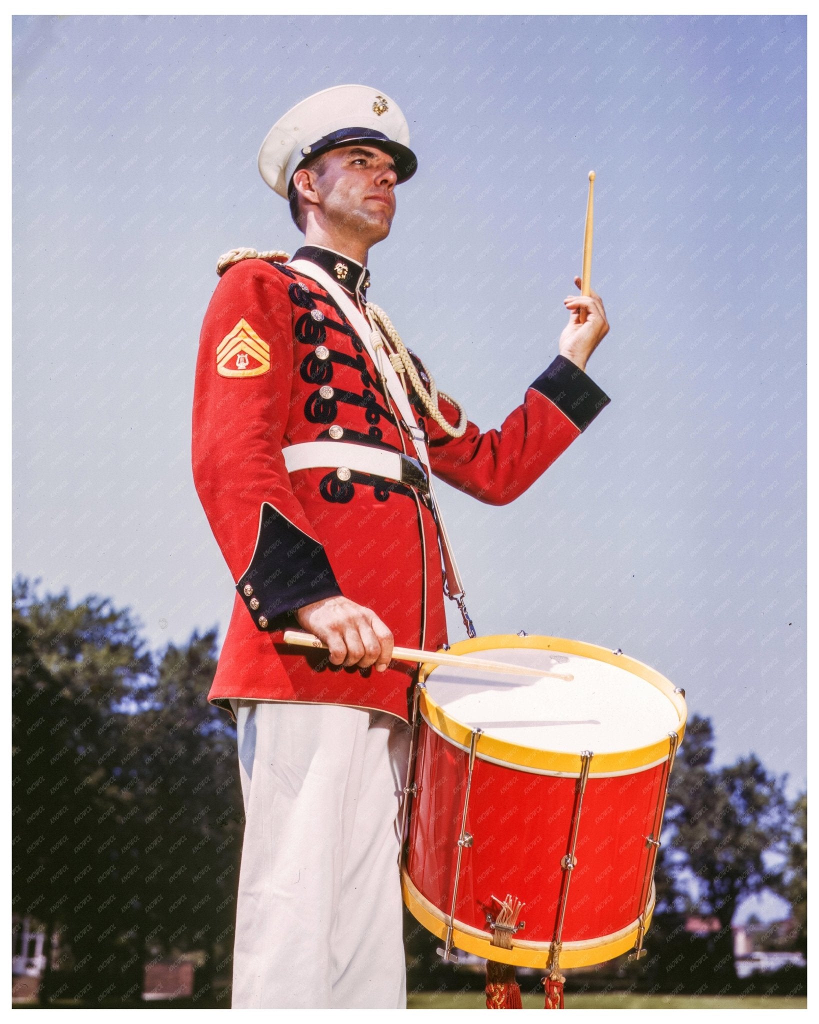 Charles Owen Marimba Soloist US Marine Band Vintage Photo May 1942 - Available at KNOWOL