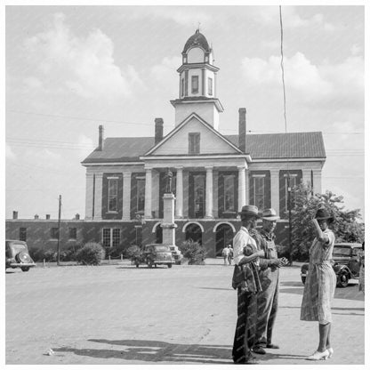 Chatham County Courthouse Pittsboro NC 1939 Photo - Available at KNOWOL