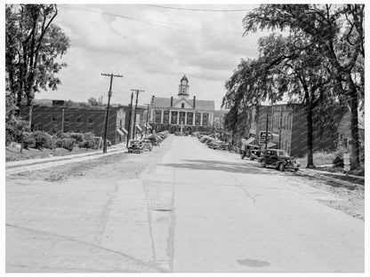 Chatham County Courthouse Pittsboro NC July 1939 - Available at KNOWOL