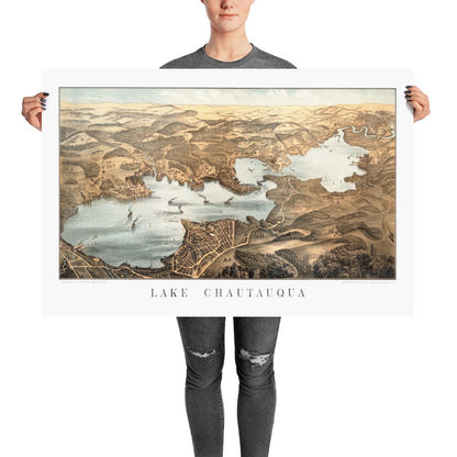 Chautauqua Lake, 1885 - Available at KNOWOL