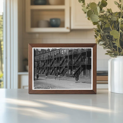 Chicago Apartment Building April 1941 Historical Photo - Available at KNOWOL