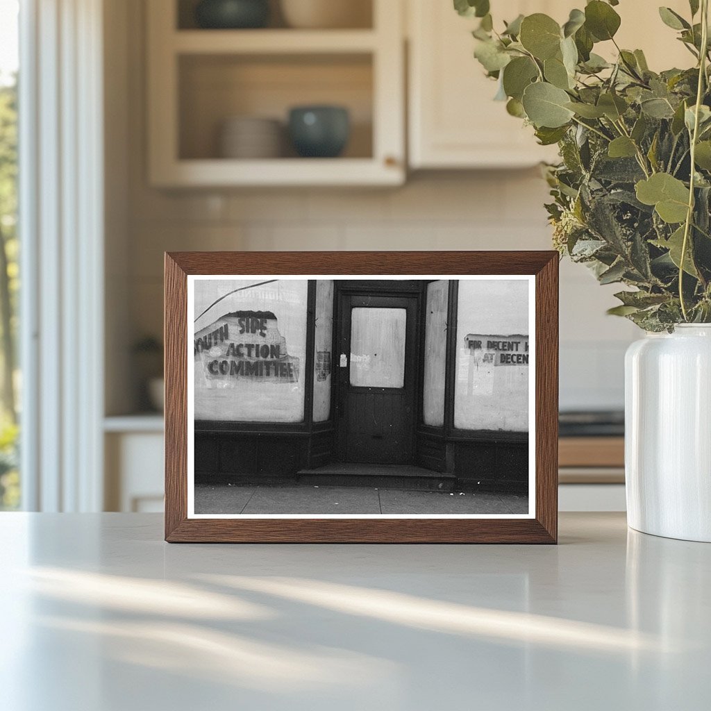 Chicago Entrance Sign Reflecting 1941 Social Divisions - Available at KNOWOL