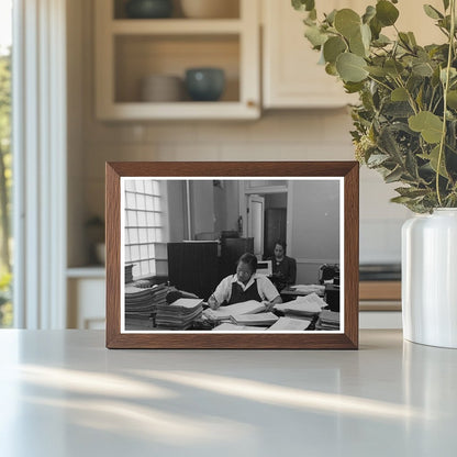 Chicago Insurance Office April 1941 Vintage Photograph - Available at KNOWOL