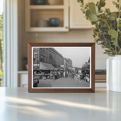 Chicago Intersection at Maxwell and Halsted Streets 1941 - Available at KNOWOL