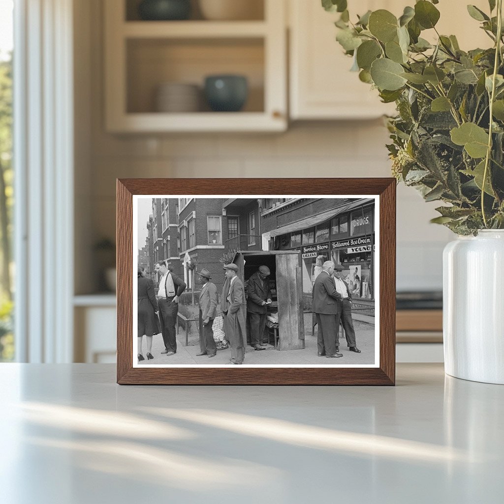 Chicago Newsstand Scene April 1941 Urban Life - Available at KNOWOL