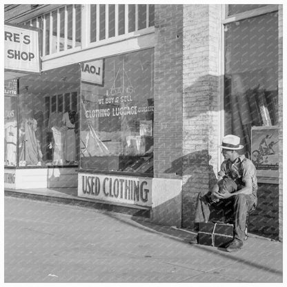 Chickasaw Oklahoma Main Street Storefront June 1937 - Available at KNOWOL