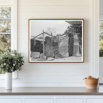 Chicken Coop of WPA Worker in Webbers Falls Oklahoma 1939 - Available at KNOWOL