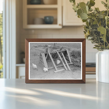 Chicken Coop on Sharecropper Farm Southeast Missouri 1938 - Available at KNOWOL