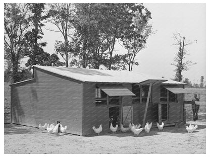 Chicken House at Sabine Farms Marshall Texas April 1939 - Available at KNOWOL