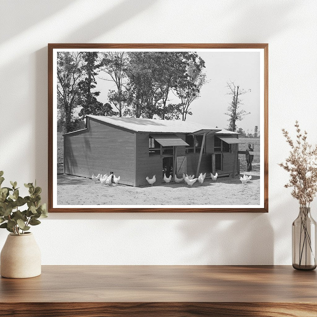 Chicken House at Sabine Farms Marshall Texas April 1939 - Available at KNOWOL