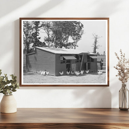 Chicken House at Sabine Farms Marshall Texas April 1939 - Available at KNOWOL