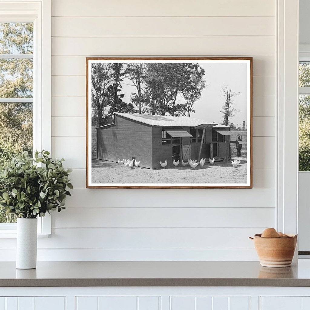 Chicken House at Sabine Farms Marshall Texas April 1939 - Available at KNOWOL