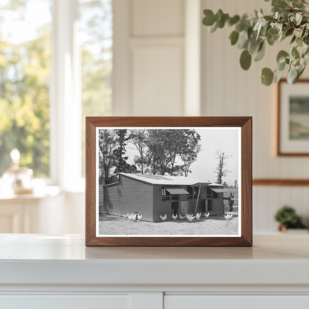Chicken House at Sabine Farms Marshall Texas April 1939 - Available at KNOWOL
