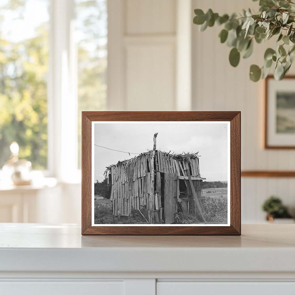 Chicken Shed of Tenant Farmer Wagoner County Oklahoma 1939 - Available at KNOWOL