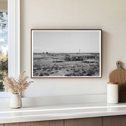 Chicken Shelters at Casa Grande Valley Farms Arizona 1940 - Available at KNOWOL