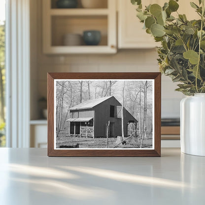 Chicot Farms Barn Arkansas January 1939 Vintage Photo - Available at KNOWOL