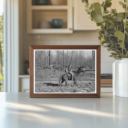 Chicot Farms Supervisor on Horseback 1939 - Available at KNOWOL