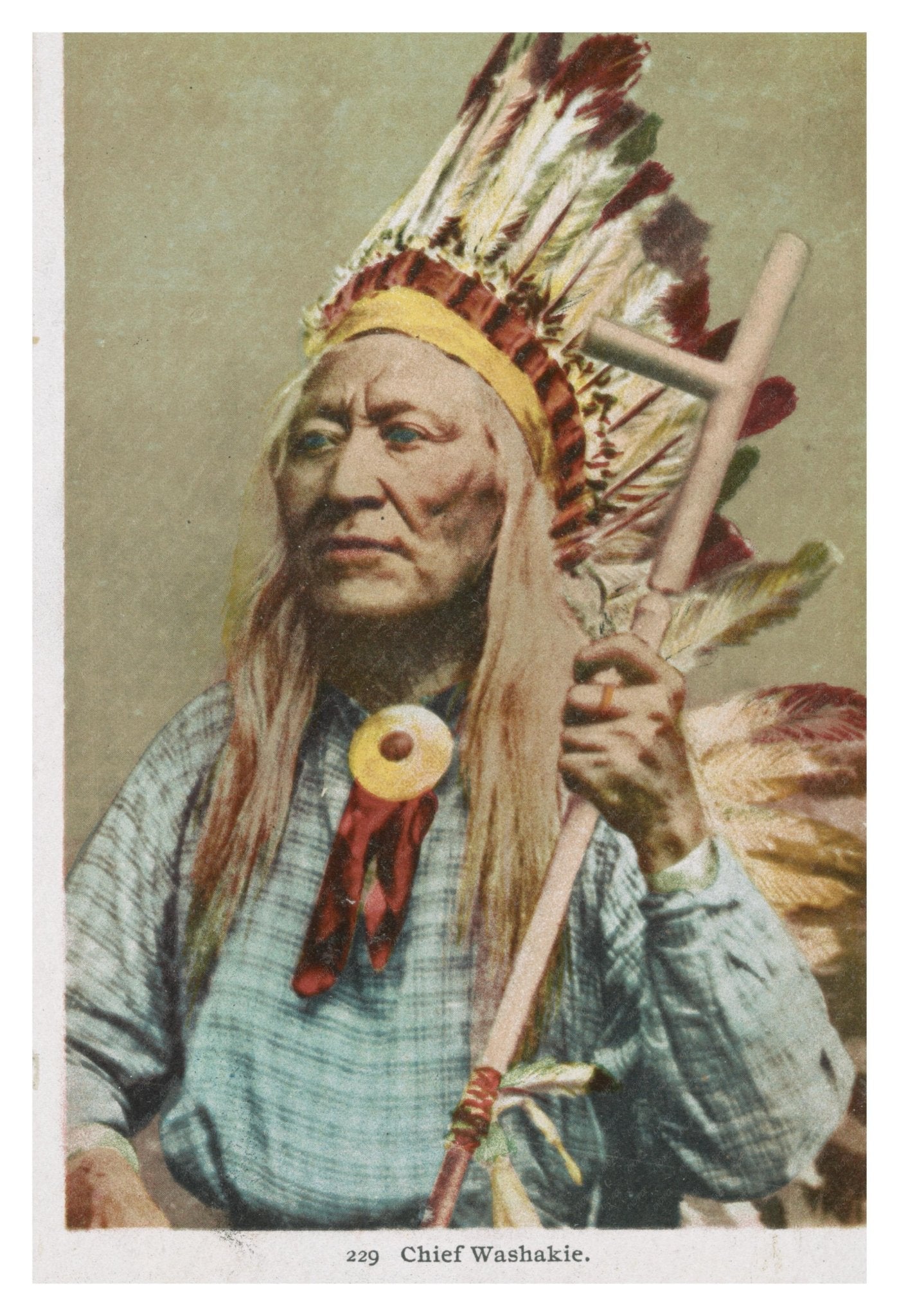 Chief Washakie Shoshone Leader Vintage Image 1900 - 1920 - Available at KNOWOL