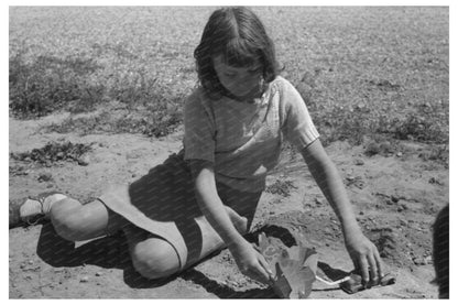 Child at Farm Security Administration Camp Caldwell Idaho 1941 - Available at KNOWOL