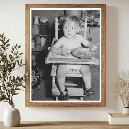 Child at Migratory Labor Camp Wilder Idaho May 1941 - Available at KNOWOL
