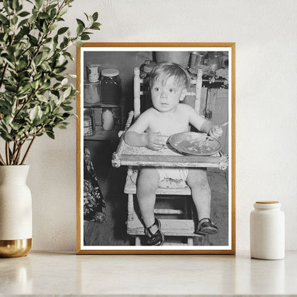 Child at Migratory Labor Camp Wilder Idaho May 1941 - Available at KNOWOL