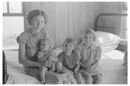 Child by Levee in Caruthersville Missouri 1938 - Available at KNOWOL